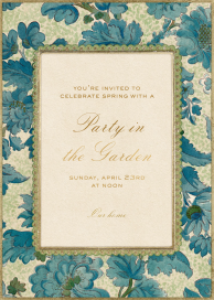 Botanical Frame - Spring Party Invitation by Fin Fellowes
