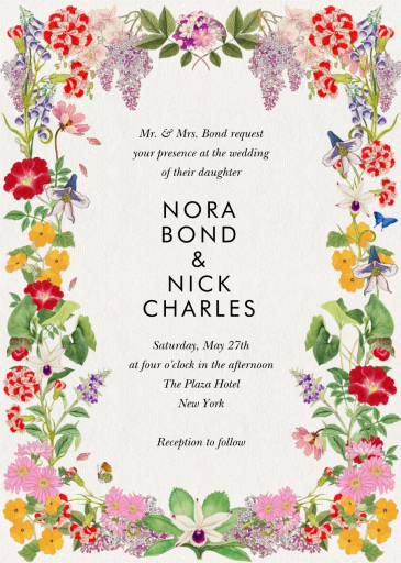 Orchid Bloom (Invitation) - Wedding Invitation by Stephanie Fishwick