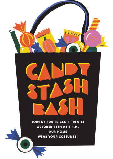 Candy Stash - Invitation by Cheree Berry Paper & Design