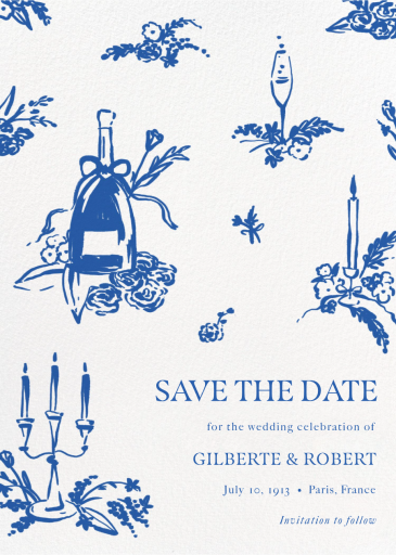 Toile de Love - Save the Date by Paperless Post