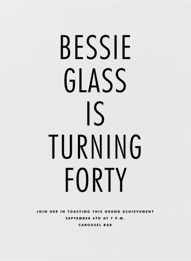 Gladney - Birthday Invitation by Paperless Post