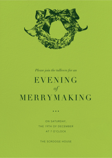 Charterhouse - Holiday Party Invitation by Paperless Post