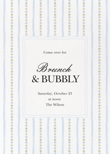 Beaded Curtain - Brunch Invitation by Paperless Post