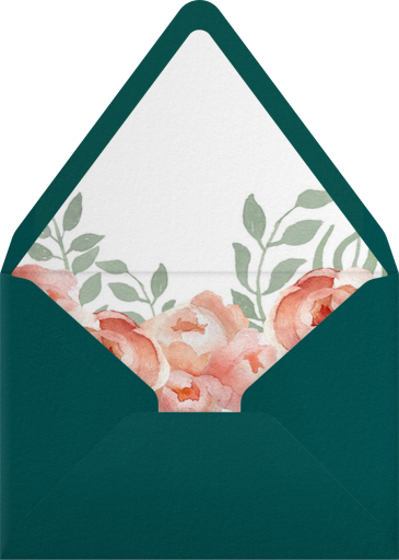 Peony Blooms - Paperless Post Envelope