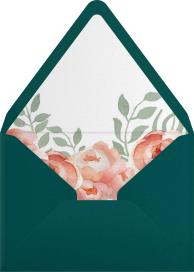 Peony Blooms - Paperless Post Envelope