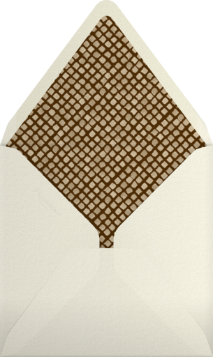 Deckle Pumpkin - Paperless Post Envelope