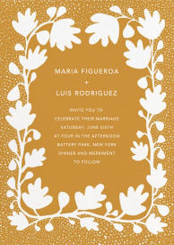Ficus - Wedding Invitation by Linda and Harriett