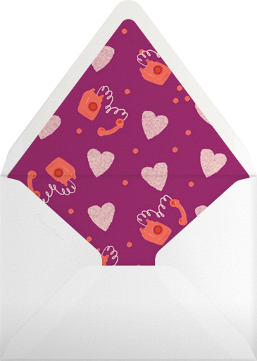 Heart Cord - Paperless Post Envelope