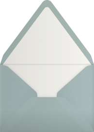 Minimalist Holly Berry Invitation Envelope