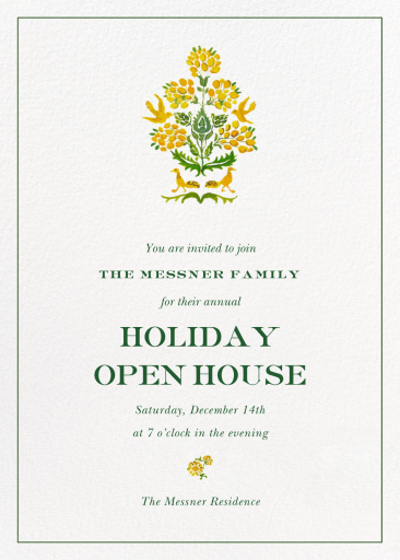 Sunshine Flowers (Inslee Fariss) - Invitation by Dogwood Hill
