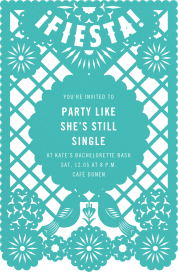 Fiesta Banner - Bachelorette Party Invitation by Paperless Post