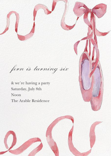 Birthday Ballerina by Happy Menocal