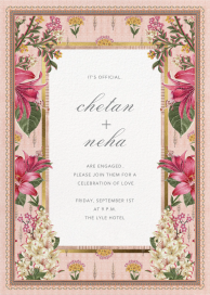 Keyuri - Engagement Party Invitation by Anita Dongre