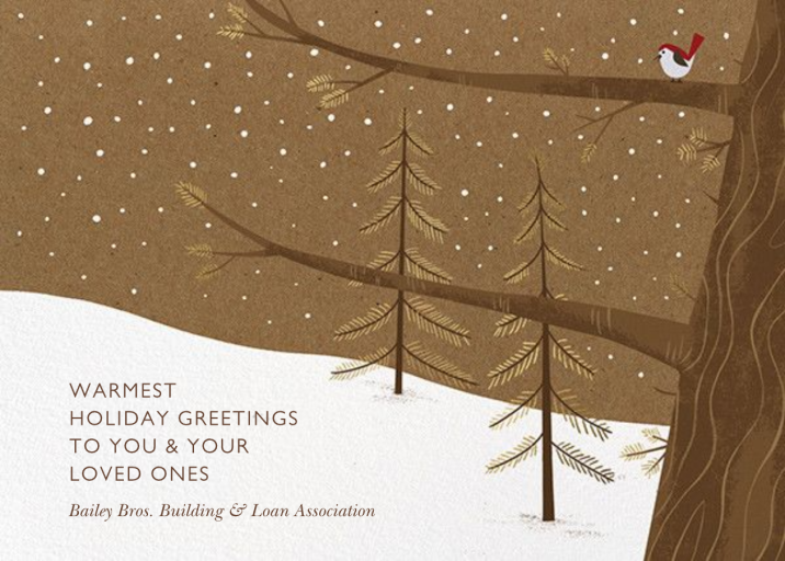 Holiday Songbird - Holiday Card by Paperless Post
