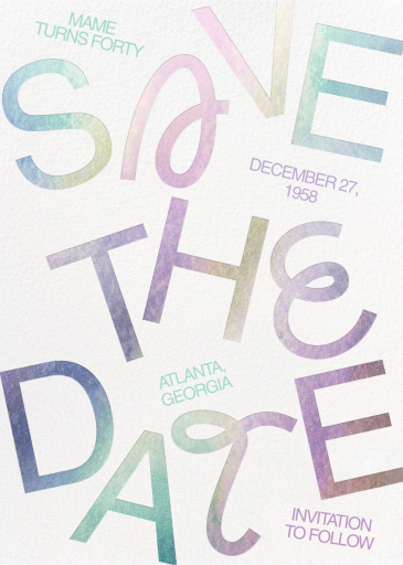 Playful Twist - Save the Date by Both