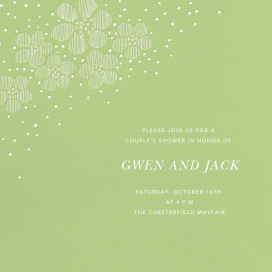 Blossoms on Tulle I Save The Date by Oscar de la Renta