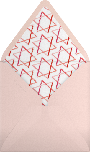 Brushstroke Star - Paperless Post Envelope