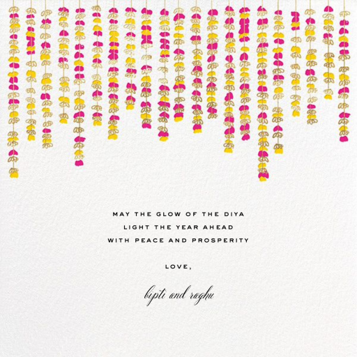 Under the Toran - Diwali Card by Paperless Post