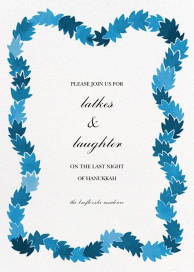 Darling Garland - Hanukkah Invitation by Happy Menocal