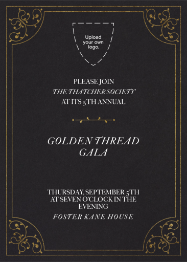 Corner Vine Decal (Customizable Template) - Invitation by Paperless Post