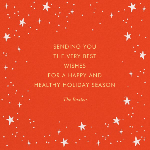 Merry and Bright Script - Holiday Card by Rifle Paper Co. - Back