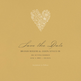 Apricot - Save the Date by Paperless Post