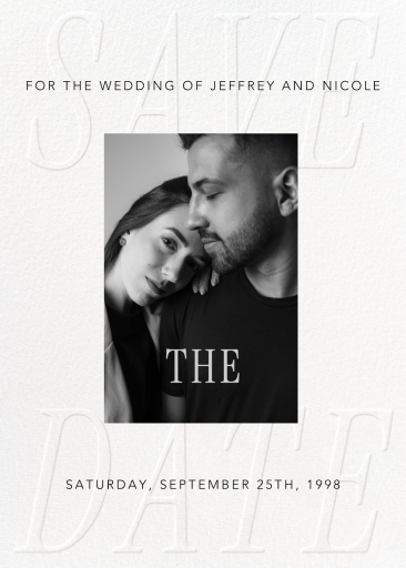 Embossed Editorial - Invitation by Paperless Post