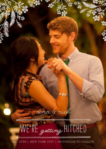 Chic Florette Photo - Party Invitation by Crate & Barrel