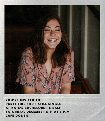 Snapshot Metallic (Single Sided) - Square - Bachelorette Party Invitation by Paperless Post