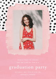 Dotscape - Graduation Party Invitation by Ashley G