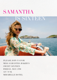 Accomplished - Sweet 16 Invitation by Paperless Post