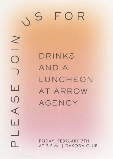 Warm Haze - Corporate Reception Invitation by Paperless Post