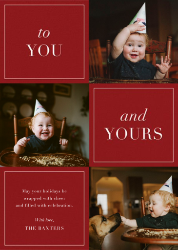 Draughtboard - Holiday Card by Paperless Post