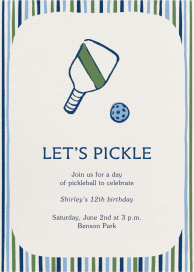 First Serve - Birthday Invitation by Paperless Post