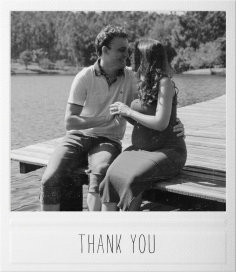 Snapshot - Double Sided - Thank You Card by Paperless Post