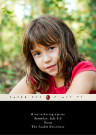 Paperback Edition - First Birthday Invitation by Paperless Post