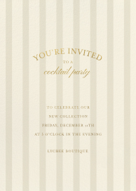 Merry Stripes - Cocktail Party Invitation by Sugar Paper