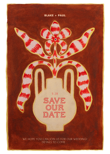 Botanical Flourish - Invitation by Rubinski Works