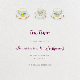Three Cups of Tea - Party Invitation by Paperless Post