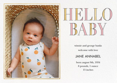 KSNY Hello Baby by kate spade new york