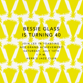 Party Hat Pattern Non text by Linda and Harriett