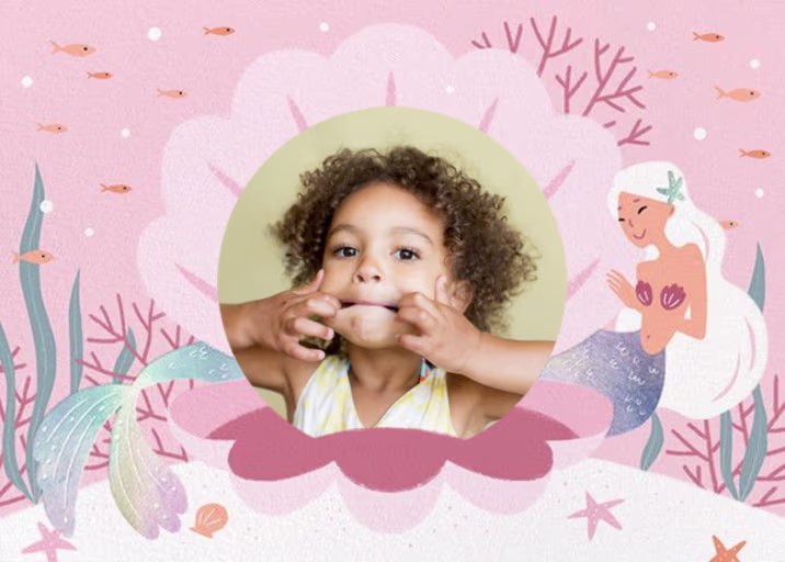 Mermaid Cove Photo - Pool Party Invitation by Paperless Post