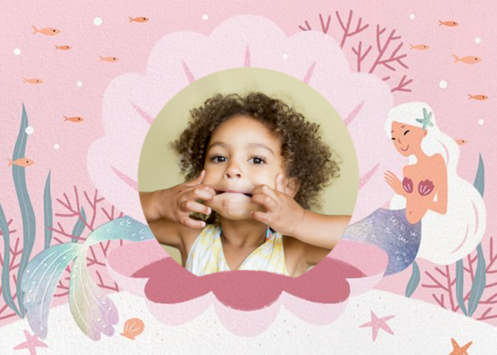 Mermaid Cove Photo - Pool Party Invitation by Paperless Post