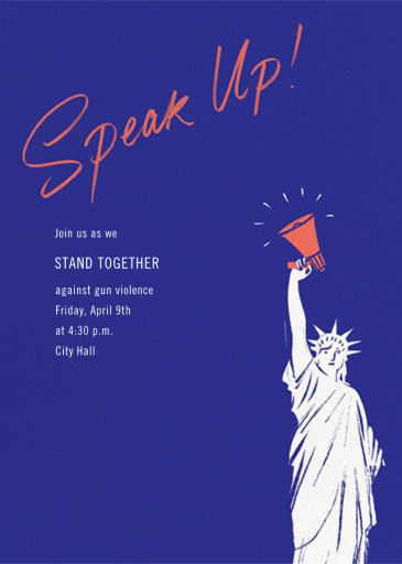 The People's Mic (Invitation) - Election Invitation by Paperless Post