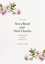 Magnolia Branches - Save the Date by Felix Doolittle