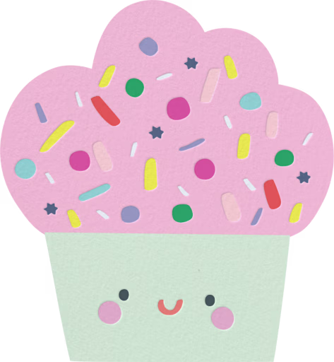Sprinkle Hair - Birthday Invitation by Little Cube
