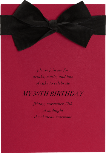 Madame X - Invitation by Paperless Post