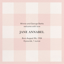 Buffalo Check - Announcement by Oscar de la Renta