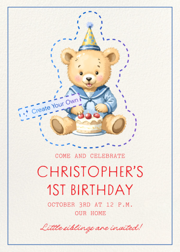 Thin Line (Custom Magic Art) - Birthday Invitation by Paperless Post