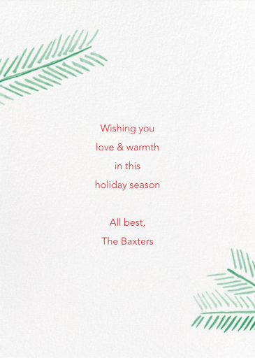 Kringle Dangle by Paperless Post - Back